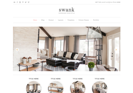 Swank Genesis Child Theme